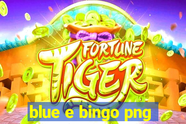 blue e bingo png